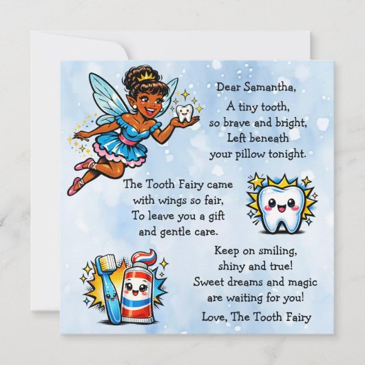 Personalized Letter from the Tooth Fairy (正面)
