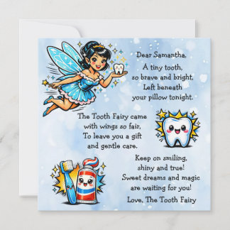 Personalized Letter from the Tooth Fairy