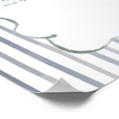 Personalized Letter to Dad Keepsake Print ポスター (角)