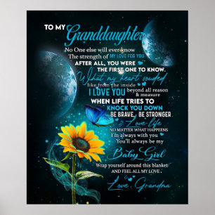 Personalized Letter To My Granddaughter ポスター