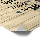 Personalized Letter To My Wife, ポスター (角)