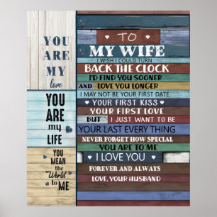 Personalized Letter To My Wife, ポスター