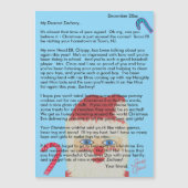 Personalized Letters from Santa Blue Child's Name (正面)