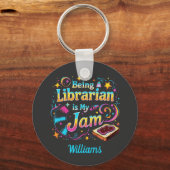 Personalized Librarian Gift キーホルダー (正面)