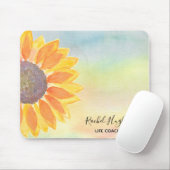 Personalized Life Coach Sunflower Mouse Pad マウスパッド (マウス)