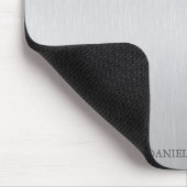 Personalized light gray background  マウスパッド (コーナー)