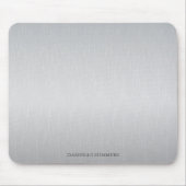 Personalized light gray background  マウスパッド (正面)