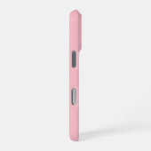 Personalized LightPink iPhone Case with Custom iPhoneケース (右側面)