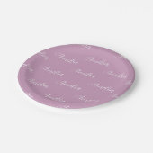 Personalized Lily ペーパープレート (アングル)