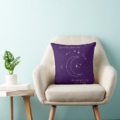 Personalized Line Art Celestial Throw Pillow クッション (椅子)