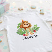 Personalized Lion-Themed Baby Shirt ベビーTシャツ