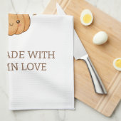 Personalized Little Pumpkin Baby Blanket キッチンタオル (四つ折り)