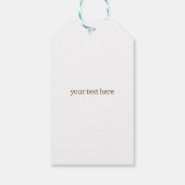 Personalized Little Pumpkin Baby Blanket ギフトタグ (裏面)