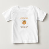 Personalized Little Pumpkin Baby Blanket ベビーTシャツ (正面)