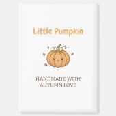 Personalized Little Pumpkin Baby Blanket マグネット (正面)