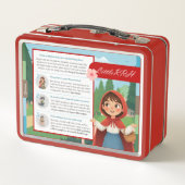 Personalized Little Red Riding Hood Lunch Box メタルランチボックス (裏面)