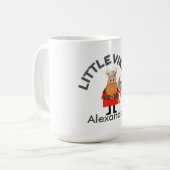 Personalized Little Viking Kids Mug  コーヒーマグカップ (正面左)