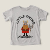 Personalized Little Viking Toddler T-Shirt (デザイン正面)