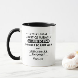 Personalized Logistics Manager Appreciation マグカップ