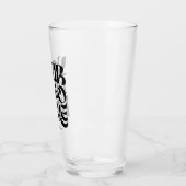 Personalized Logo and Text Beer Glasses タンブラーグラス (左)