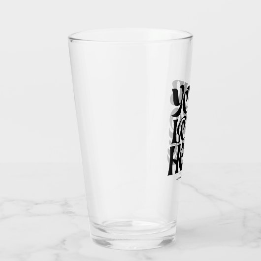 Personalized Logo and Text Beer Glasses タンブラーグラス (右)