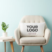 Personalized Logo and Text Corporate ランバークッション (椅子)