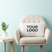 Personalized Logo and Text Corporate ランバークッション (椅子)