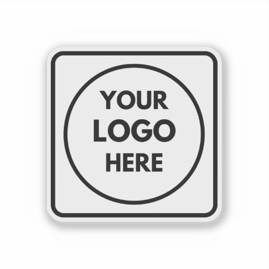 Personalized Logo Business Promo QR Code label シール (正面)