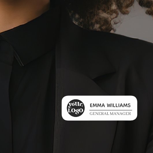 Personalized Logo Employee Magnetic Or Safety Pin 名札