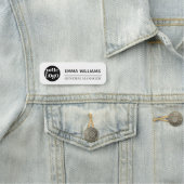 Personalized Logo Employee Magnetic Or Safety Pin 名札 (インサイチュ)