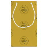 Personalized Logo Pattern Small Gift Bag for Gift スモールペーパーバッグ (裏面)