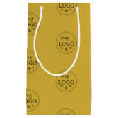 Personalized Logo Pattern Small Gift Bag for Gift スモールペーパーバッグ (正面)