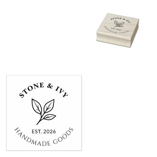 Personalized Logo Rubber Stamp ラバースタンプ (押印)