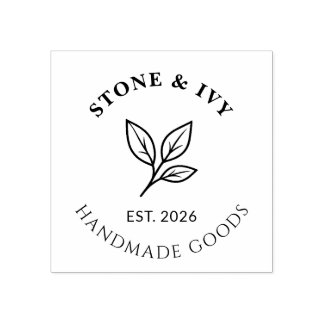 Personalized Logo Rubber Stamp ラバースタンプ