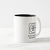 Personalized Logo Two Tone Business Promo mug ツートーンマグカップ (正面右)