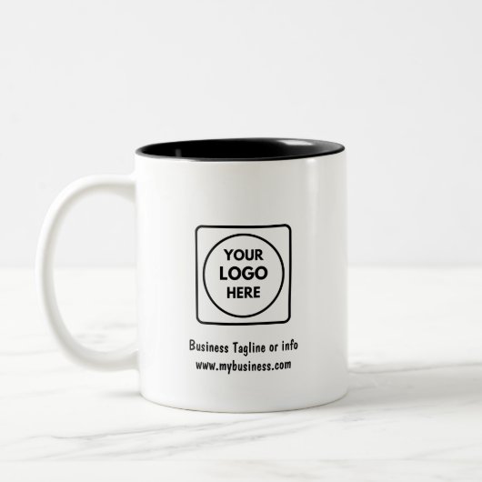 Personalized Logo Two Tone Business Promo mug ツートーンマグカップ (左)