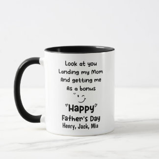 Personalized Look At You Landing My Mom Father day マグカップ