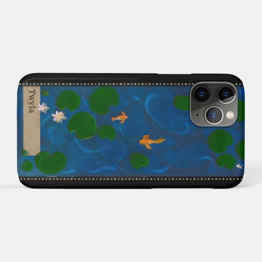 Personalized Lotus Pond Case-Mate iPhoneケース (裏面(横))