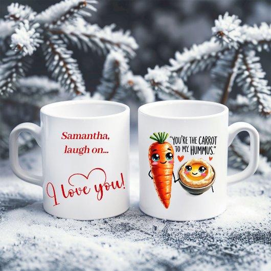 Personalized Love Gift Mug Funny Cartoon Food コーヒーマグカップ
