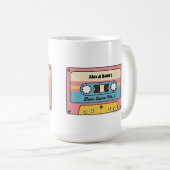 Personalized Love Jams Cassette Tape – Custom Name コーヒーマグカップ (正面右)