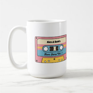 Personalized Love Jams Cassette Tape – Custom Name コーヒーマグカップ
