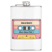 Personalized Love Jams Cassette Tape – Custom Name フラスク (正面)