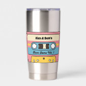 Personalized Love Jams Cassette Tape – Custom Name 保温保冷タンブラー (正面)