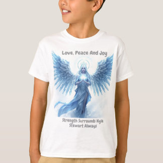 Personalized Love, Peace and Joy Winter Halo Tシャツ