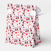 Personalized Love Potion Wine Seamless Pattern フェイバーボックス (裏面サイド)