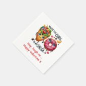 Personalized Love Quote Funny Food Napkins スタンダードカクテルナプキン (角)