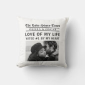 Personalized Love Story Photo クッション (正面)