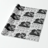 Personalized Love Story Photo |  ラッピングペーパー (アンロールド)