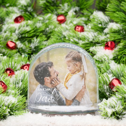 Personalized Love You Dad Photo (クリスマス)