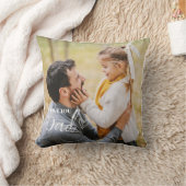 Personalized Love You Dad Photo クッション (ブランケット)